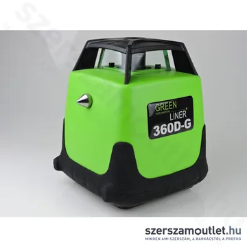 GREEN LINER 360D-G Rotációs lézer ZÖLD, kofferben tartozékokkal