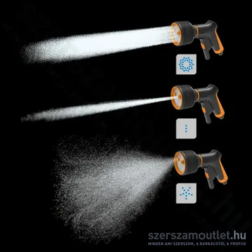 FISKARS COMFORT Öntözőfej 3 funkciós, elülső vezérléssel (1065483)