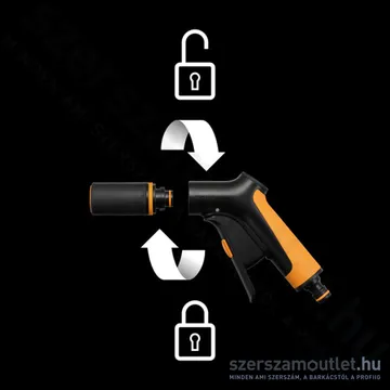 FISKARS COMFORT Öntözőfej 2 funkciós, elülső vezérléssel (1065484)