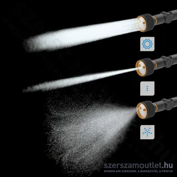 FISKARS COMFORT Öntözőrúd 3 funkciós, elülső vezérléssel (1065488)