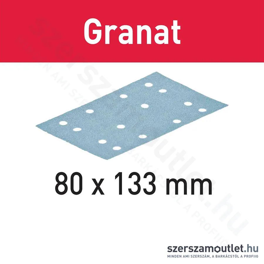 FESTOOL Csiszolócsíkok STF 80x133 P240 GR50 Granat