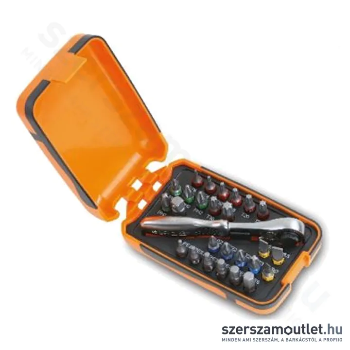 BETA 860/C27 Csavarhúzóbetét készlet 25db-os + betéttartó + irányváltós racsni (008600880)