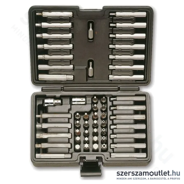 BETA 867/C52 Hatszögű csavarhúzóbetét készlet 10mm 52db-os + 2db tartozék (008670901)