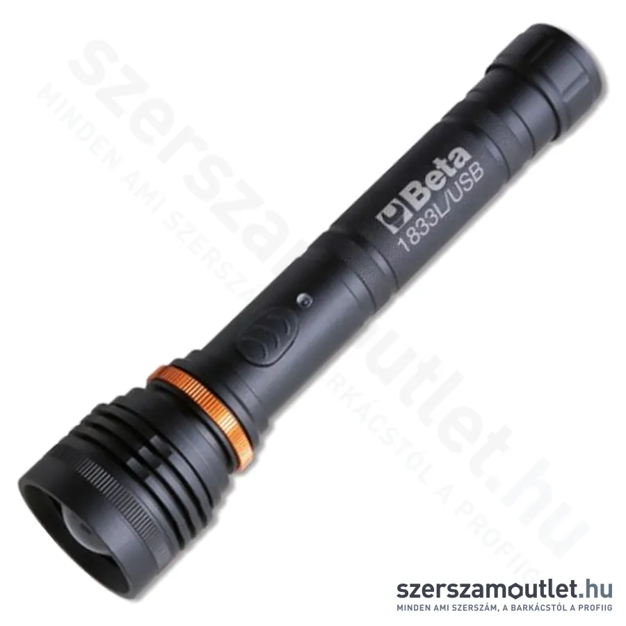 BETA 1833L/USB Újratölthető LED zseblámpa eloxált alumíniumból 1200lm (018330054)