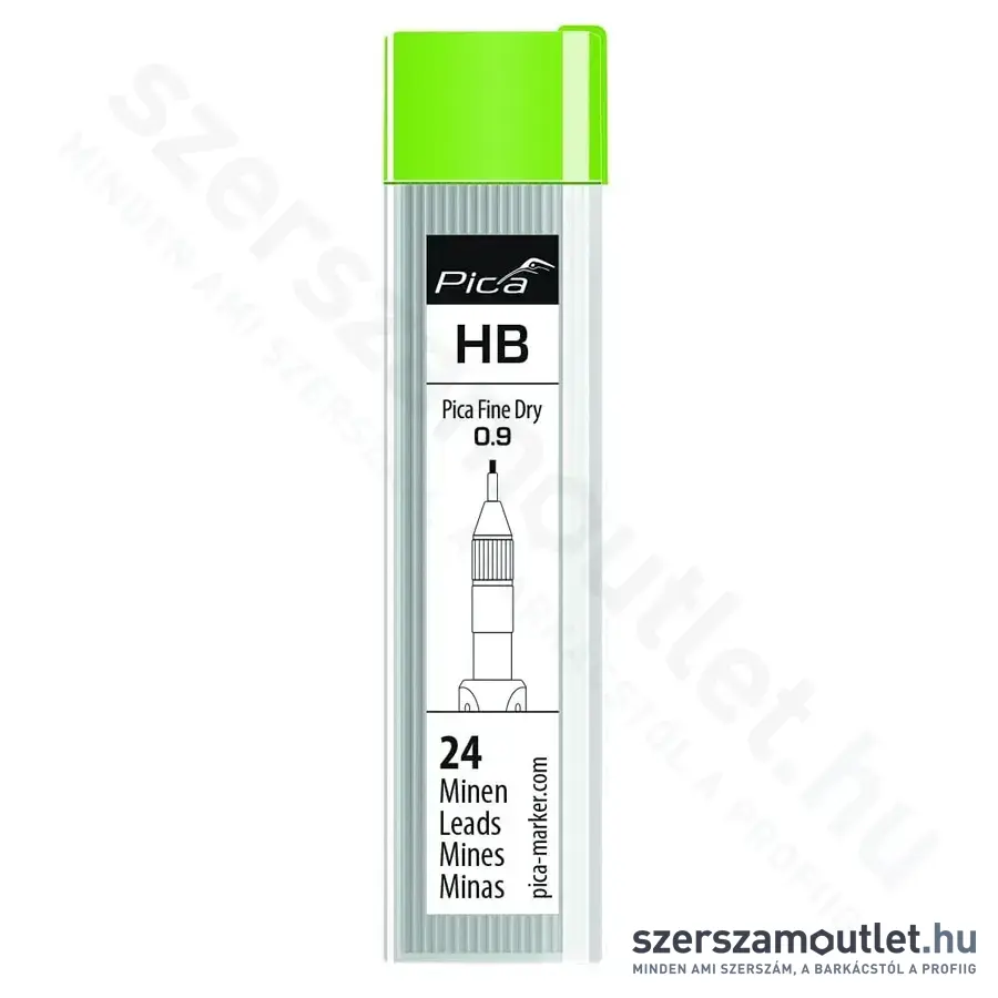 PICA FINE DRY Jelölőhöz való hegy HB grafit 0,9x60mm 24db (7030)