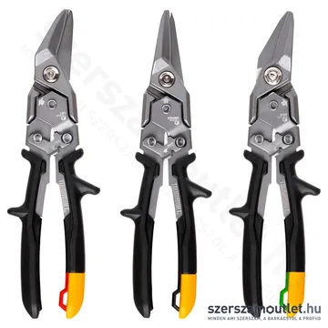 TOUGHBUILT Lemezvágó olló készlet 3db-os (TB-H4S3-60)