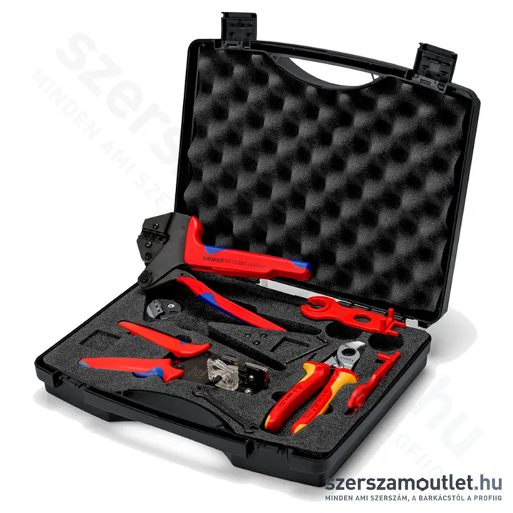 KNIPEX Szerszámbőrönd szerszámokkal napelemes berendezésekhez (97 91 04 V01)