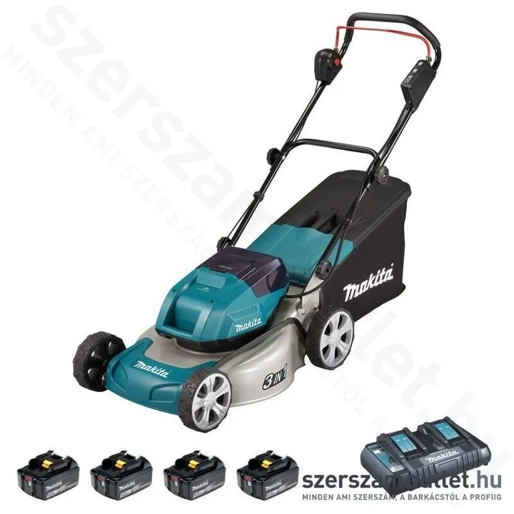 MAKITA DLM463PG4 Akkus fűnyíró, aluház (4x18V/6,0Ah/46cm)