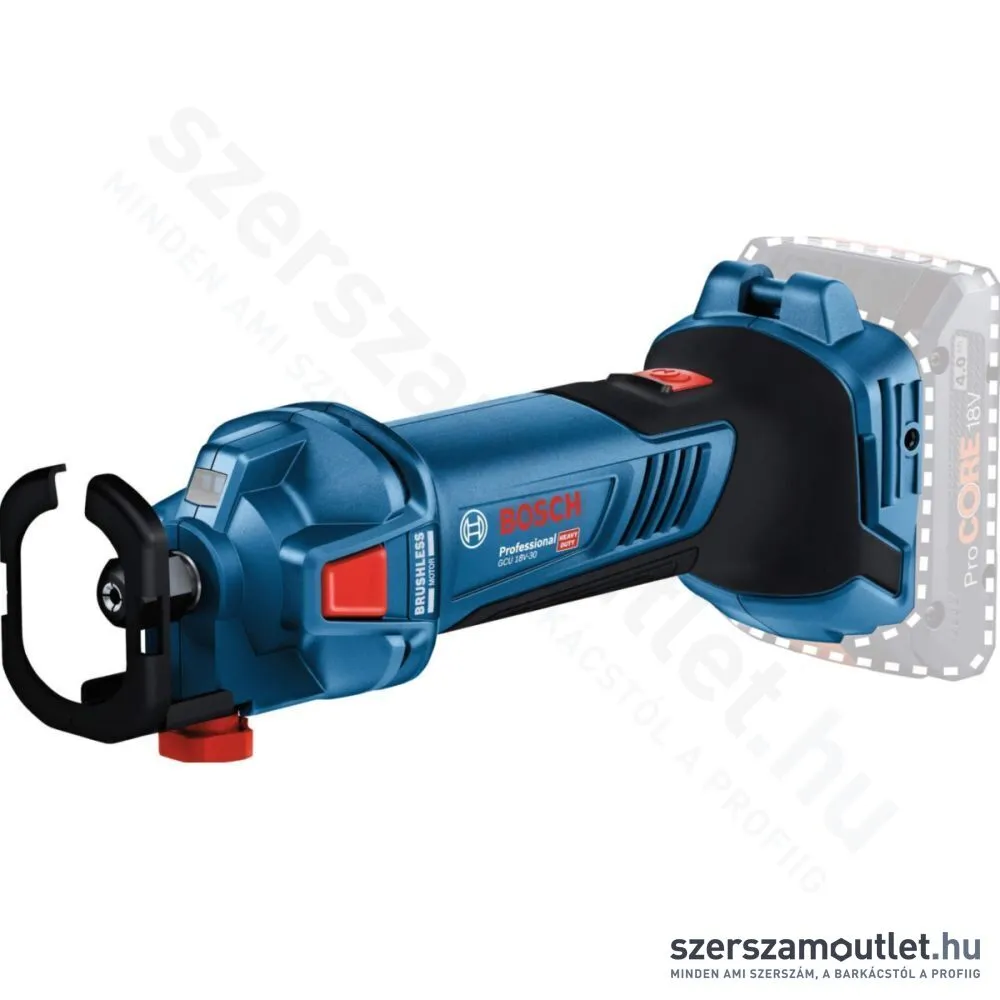 BOSCH GCU 18V-30 Szénkefementes akkus gipszkartonvágó (18V) (Akku és töltő nélkül!) (06019K8000)