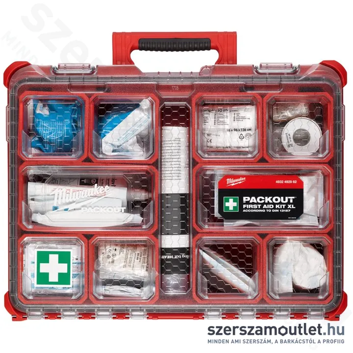 MILWAUKEE PACKOUT Elsősegély doboz XL (4932492962)