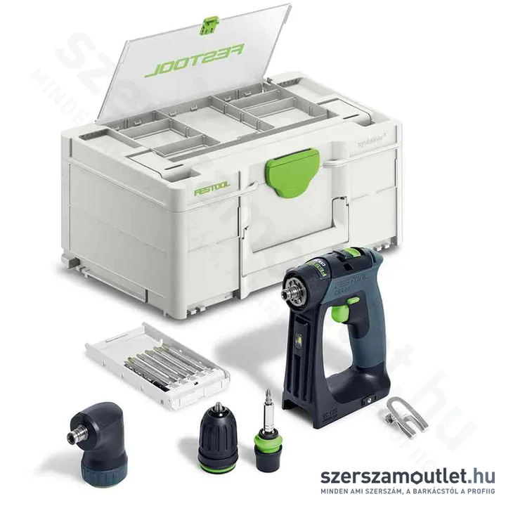 FESTOOL CXS 18-Basic-Set akkus fúró-csavarbehajtó (577333)