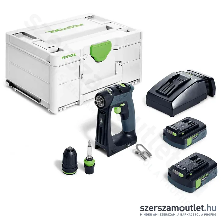 FESTOOL CXS 18 C 3,0-Plus akkus fúró-csavarbehajtó (576883)