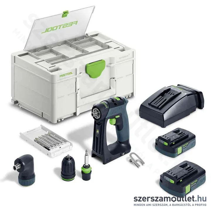FESTOOL CXS 18 C 3,0-Set akkus fúró-csavarbehajtó