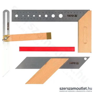 YATO Szögmérő készlet 45°/90°/135° 4db-os (YT-70823)