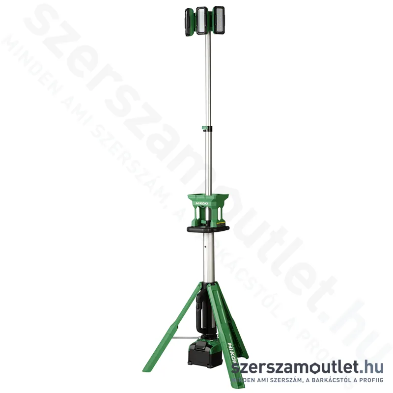 HIKOKI UB18DG-W4Z Akkus és hálózati állványos térmegvilágító LED lámpa (18V) (Akku és töltő nélkül!)