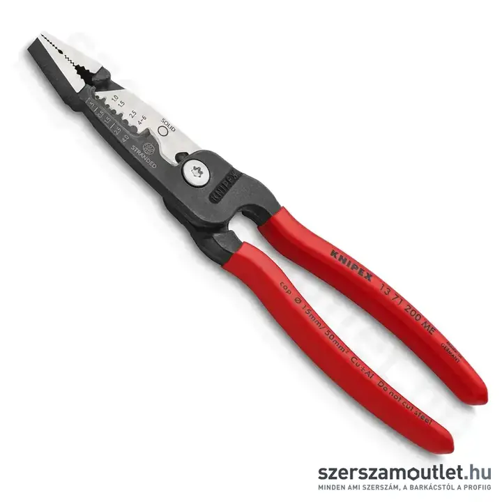 KNIPEX Huzalcsupaszító fogó 200mm (13 71 200 ME)