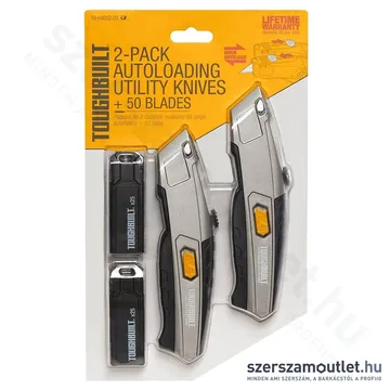 TOUGHBUILT H4S52 Tapéta vágó készlet 2db-os + 50db penge (TB-H4S52-20)