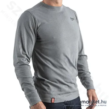 MILWAUKEE HT LS GR XXL Hibrid hosszú ujjú póló SZÜRKE (XXL) (4932492992)