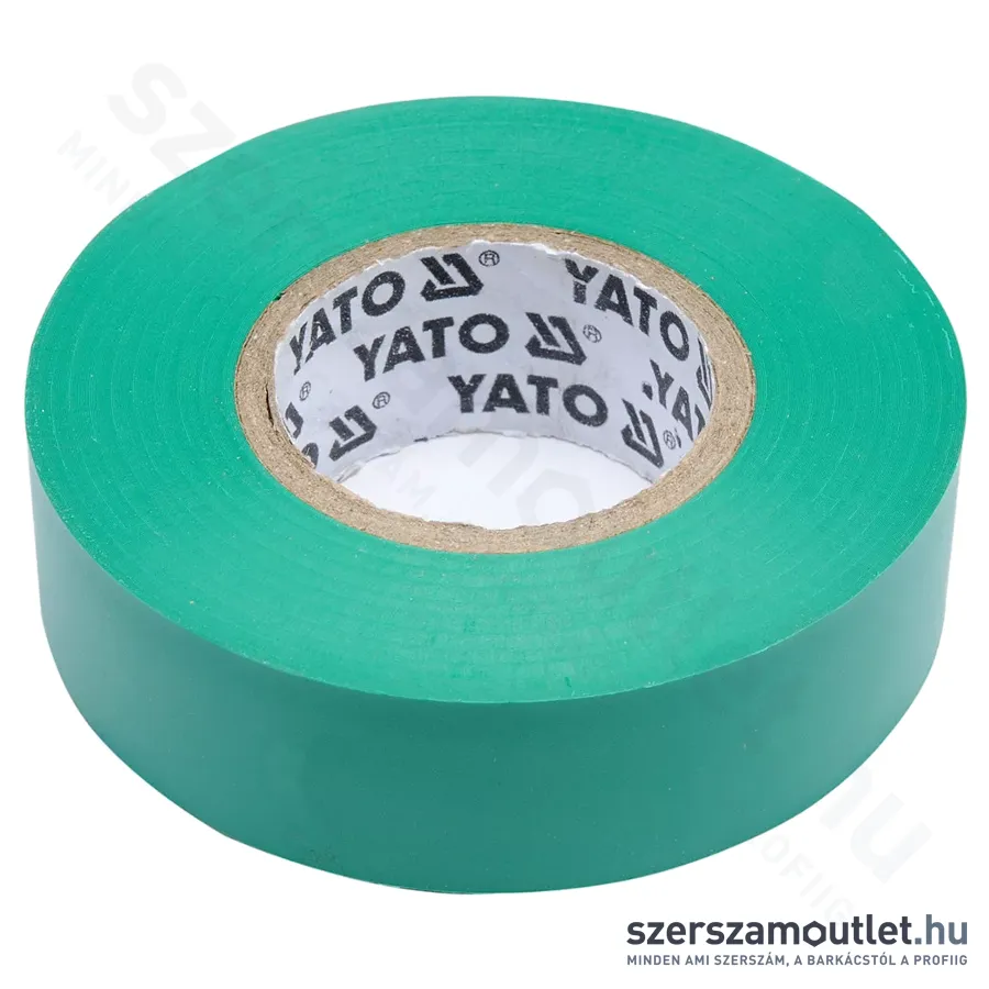 YATO Szigetelőszalag 19x0,13mm/20m (Zöld) (YT-81652)