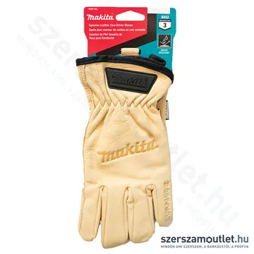 MAKITA munkakesztyű 100% eredeti bőr XL (P-84648)