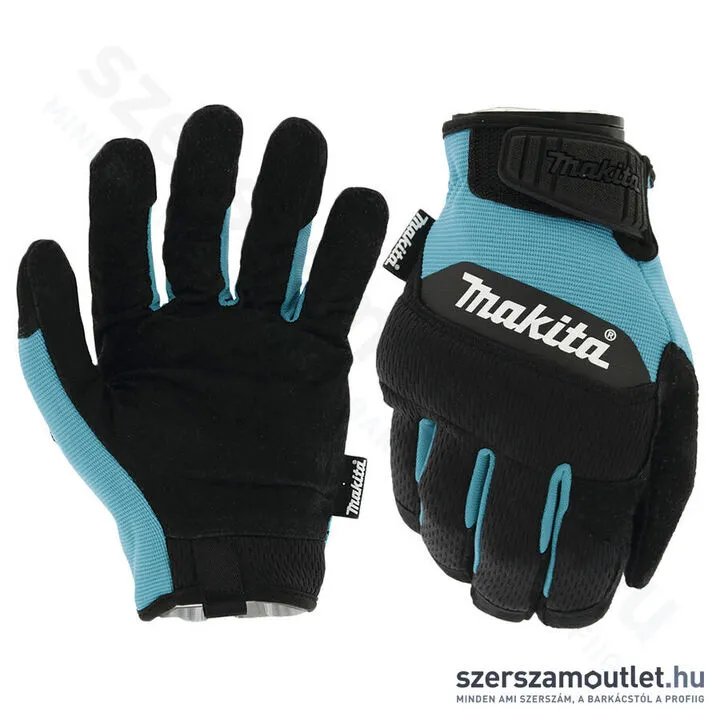 MAKITA munkakesztyű 100% eredeti bőr tenyér kialakítással M (P-84595)