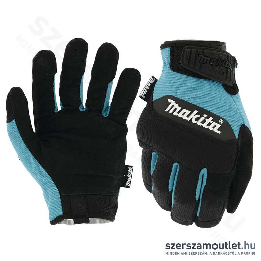 MAKITA munkakesztyű 100% eredeti bőr tenyér kialakítással L (P-84604)