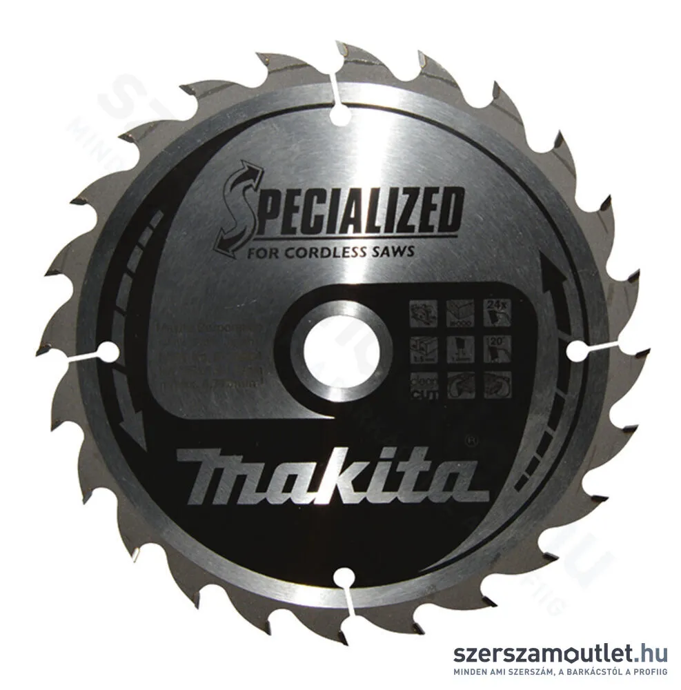 MAKITA SPECIALIZED Körfűrésztárcsa akkus FA 165x20mm Z24 (B-32904)