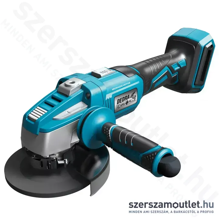 DEDRA SAS+ALL Akkus sarokcsiszoló szénkefementes (18V/125mm) (Akku és töltő nélkül!) (DED7151)