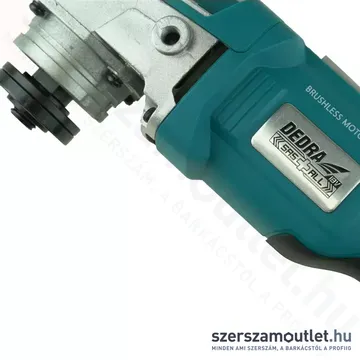 DEDRA SAS+ALL Akkus sarokcsiszoló szénkefementes (18V/125mm) (Akku és töltő nélkül!) (DED7151)