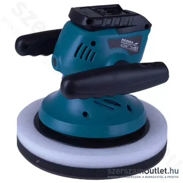 DEDRA SAS+ALL Akkus excentrikus rotációs polírozó (18V/250mm) (Akku és töltő nélkül!) (DED7084)