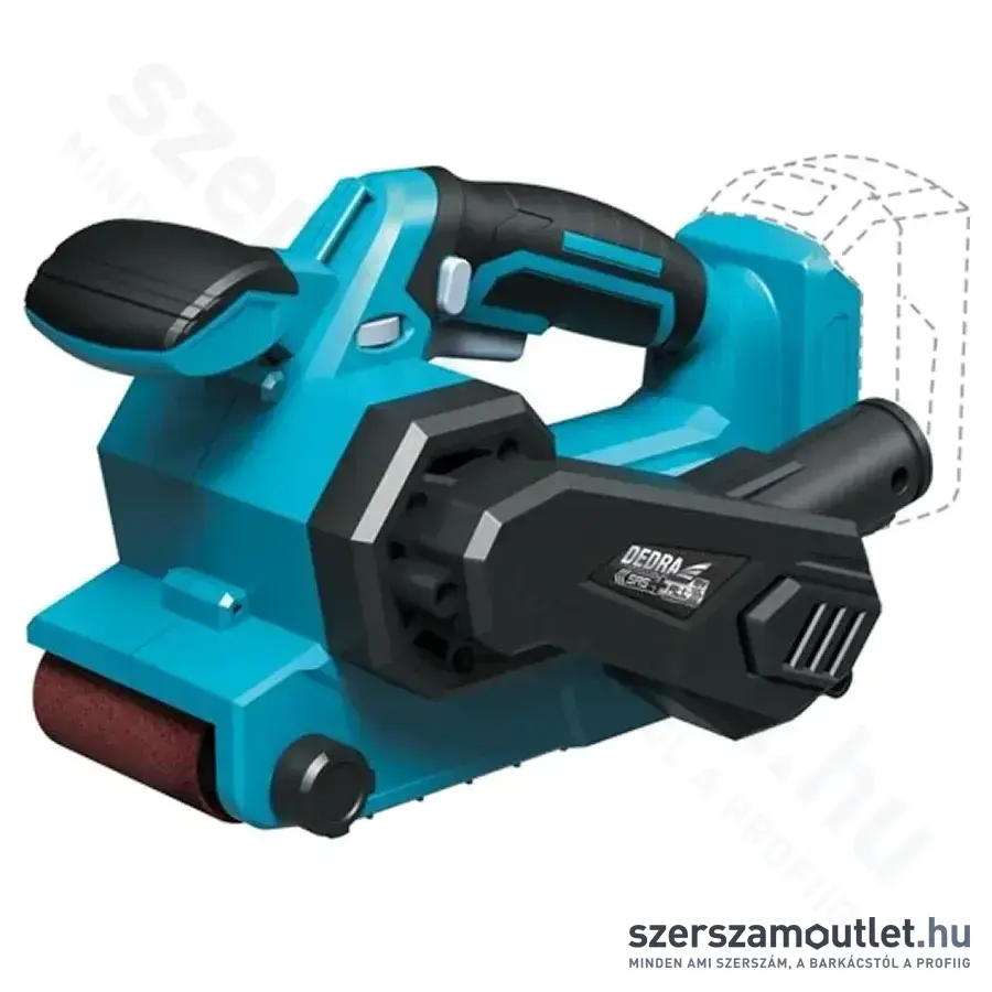 DEDRA SAS+ALL Akkus szalagcsiszoló (18V/76x457mm) (Akku és töltő nélkül!) (DED6901)