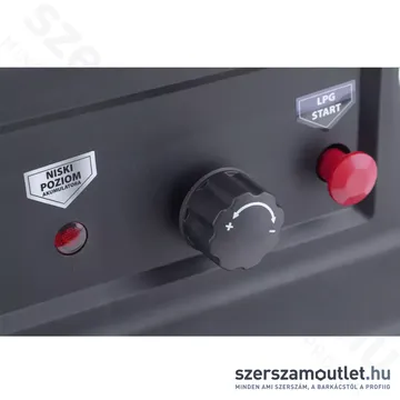 DEDRA SAS+ALL Akkus PB-gázos hőlégfúvó (18V) (Akku és töltő nélkül!) (DED7185H)