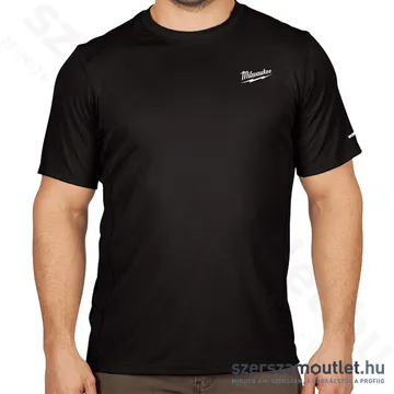 MILWAUKEE WW SS BL XL Rövid ujjú póló FEKETE (XL) (4932493066)