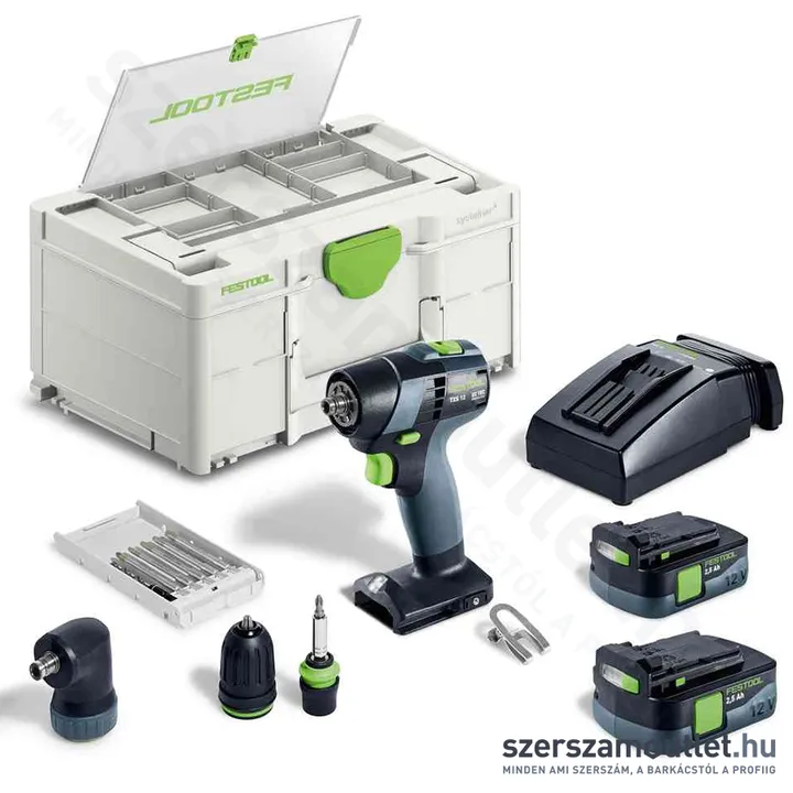FESTOOL TXS 12 2,5-Set Akkus fúró-csavarbehajtó
