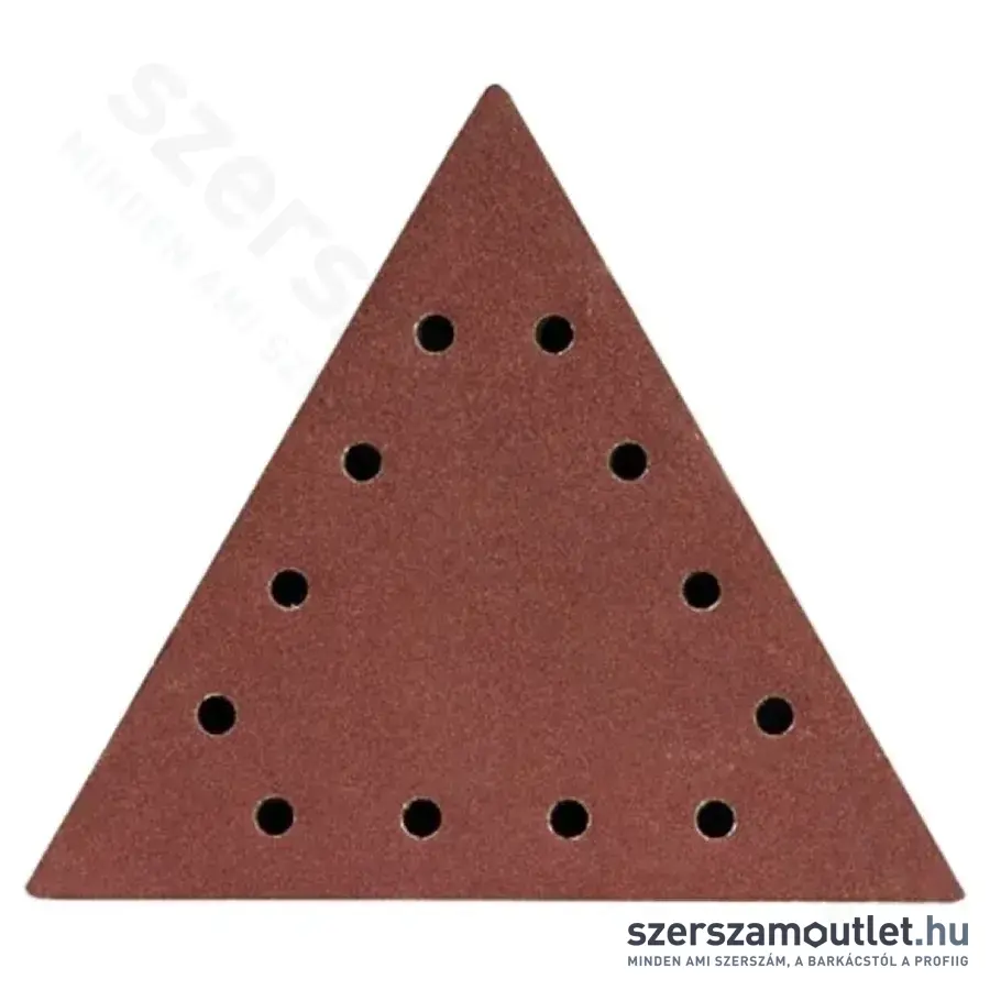 DEDRA Háromszög csiszolópapír 12 lyukas 285mm P240 [5db]