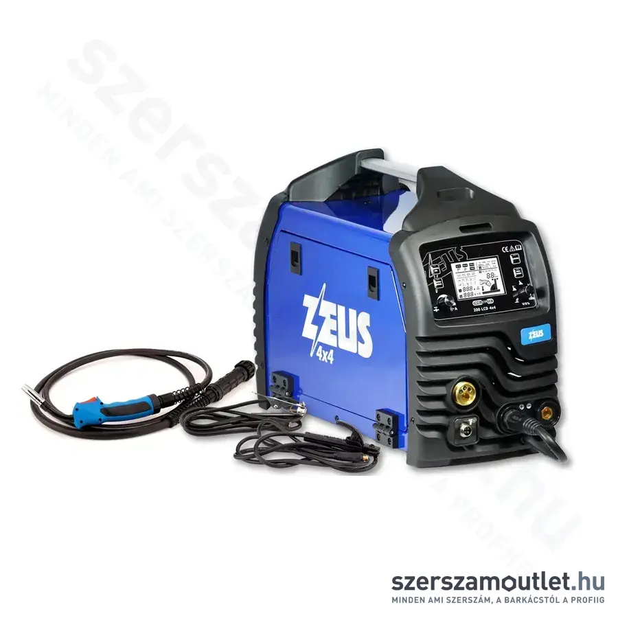PANELECTRODE ER 23 ZEUS 200 LCD (4x4) inverteres hegesztőgép
