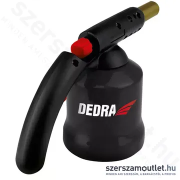 DEDRA Forrasztólámpa PIEZO gyújtással - Fémházas 1200°C
