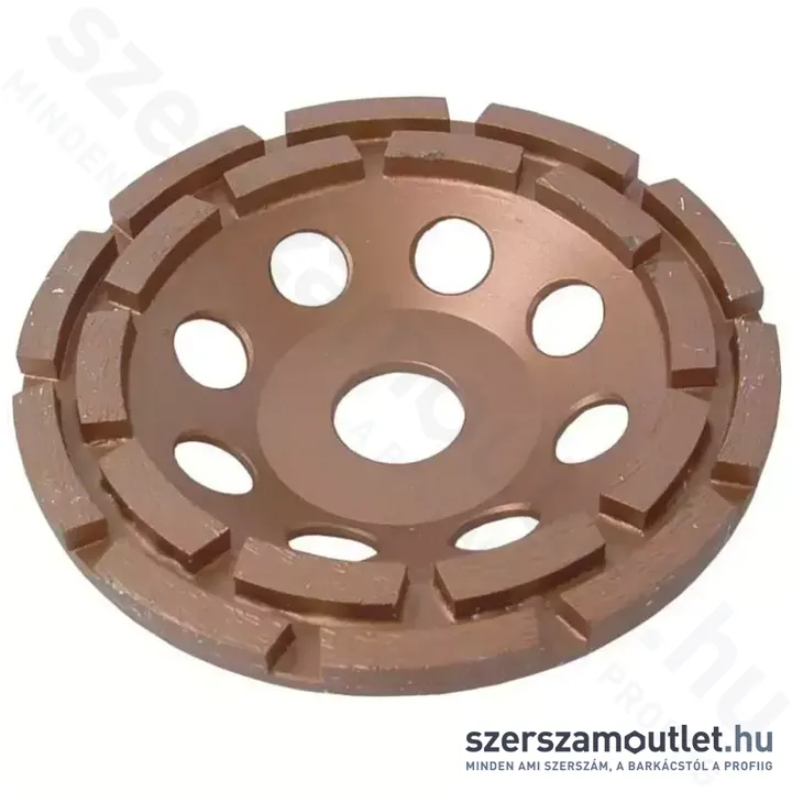 DEDRA Gyémánt csiszolótárcsa (kétsoros) 180x22,2mm (H1209)