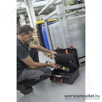 WIHA L villanyszerelő szerszámkoffer szerszámokkal 18db-os (930070403/No.45530) (040106-0483)