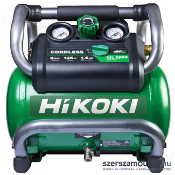 HIKOKI EC36DA -W4Z Akkus kompresszor (7,6L/9,2bar) MULTI VOLT(36V) (Akku és töltő nélkül!)