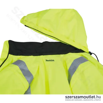 MAKITA Fűthető kabát L 10,8V (Neon sárga) (Akku és töltő nélkül) (CJ106DZL)