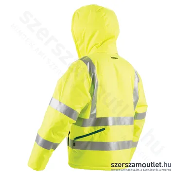 MAKITA Fűthető kabát L 10,8V (Neon sárga) (Akku és töltő nélkül) (CJ106DZL)