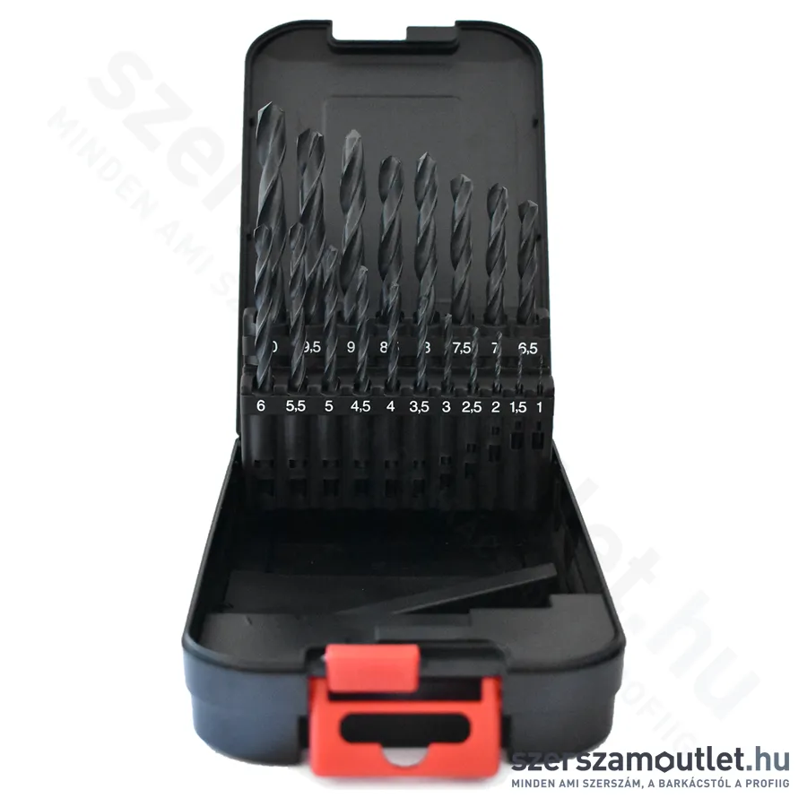 ABRABORO HSS-R Fémfúró készlet 1-10mm 19db-os (020300191085)