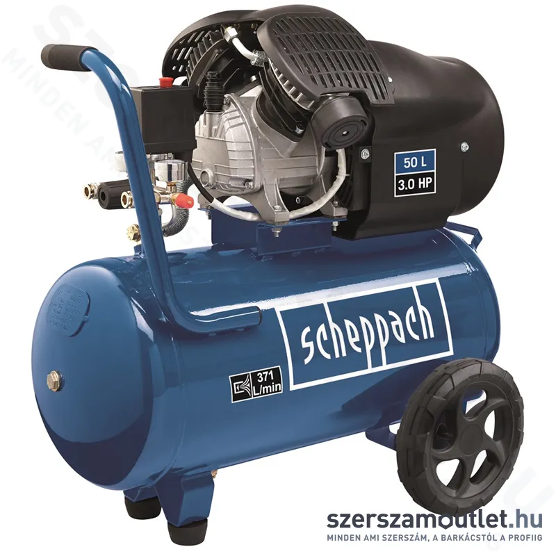 SCHEPPACH HC 53 DC Olajkenésű kéthengeres kompresszor (2200W/50l) (5906102942)