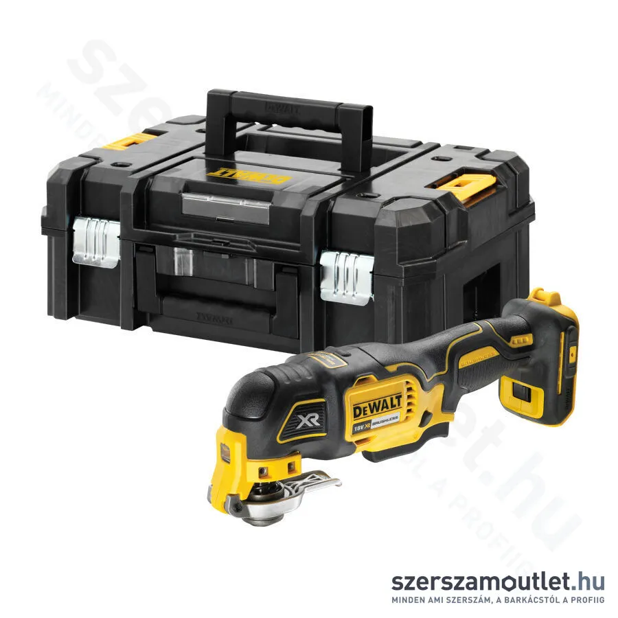 DEWALT DCS356NT-XJ 18V Akkus szénkefementes multigép kofferben (18V) (Akku és töltő nélkül!)