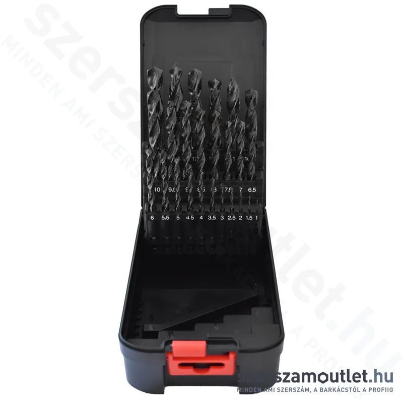 ABRABORO HSS-R Fémfúró készlet 25 részes (1-13mm) (020300251085)
