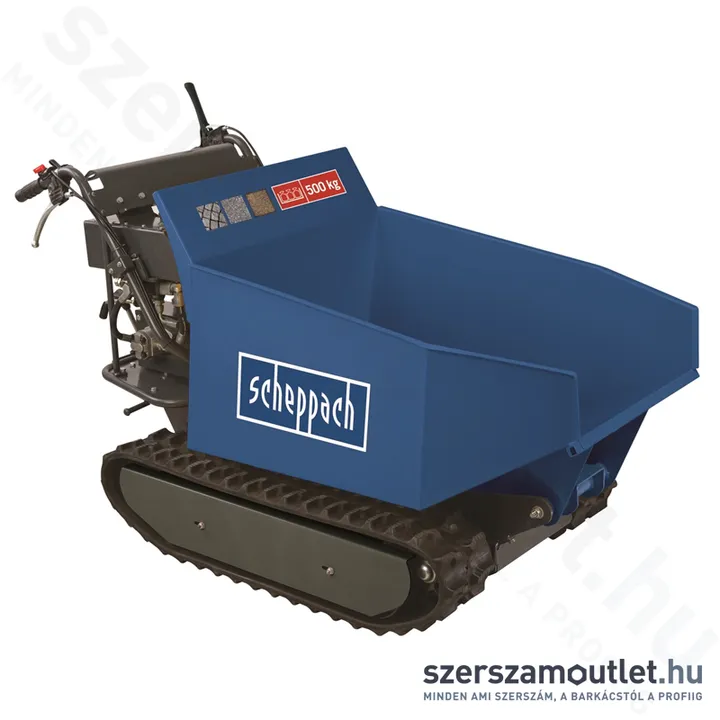 SCHEPPACH DP 5000 Hernyótalpas szállítógép hidraulikus billenéssel (max.:500kg)