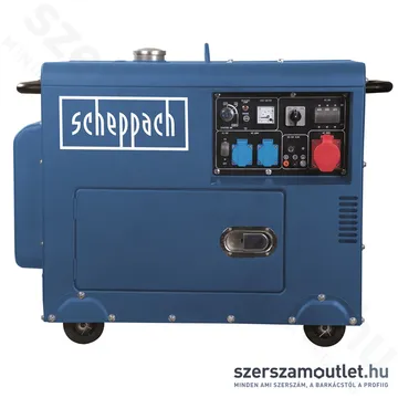 SCHEPPACH SG 5200 D Dízel áramfejlesztő AVR szabályozással (5,7kW/7,7LE) (5906222903)