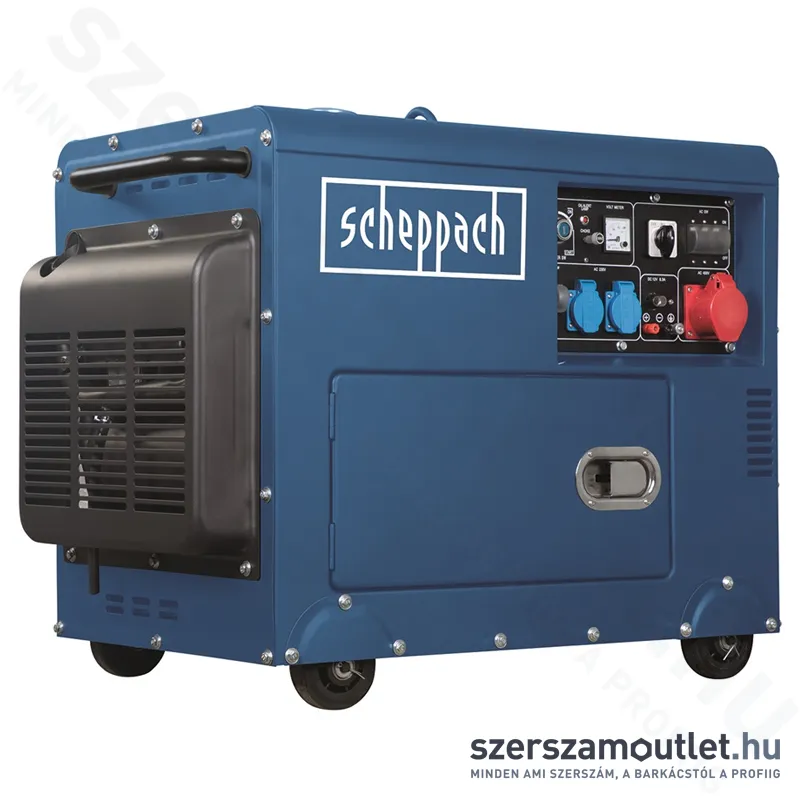 SCHEPPACH SG 5200 D Dízel áramfejlesztő AVR szabályozással (5,7kW/7,7LE) (5906222903)