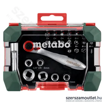 METABO Bit- és racsnis készlet SP 26db-os (626701000)